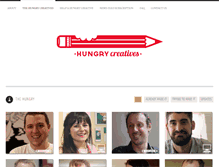 Tablet Screenshot of hungrycreatives.com